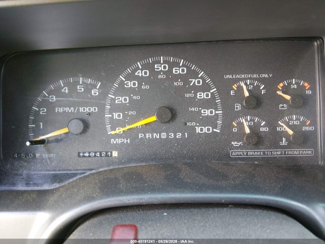 Aukcja sprzedaży 1997 Chevrolet K3500 Hd Fleetside, vin: 1GCHK33J0VF046449, numer aukcji: 45191241