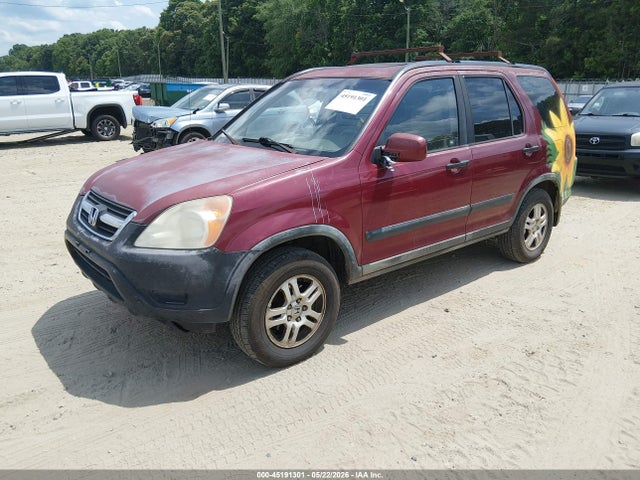45191301 :رقم المزاد ، JHLRD78812C044544 vin ، 2002 Honda Cr-v Ex مزاد بيع