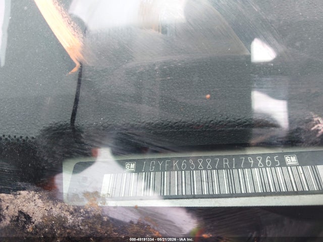 45191334 :رقم المزاد ، 1GYFK63887R179865 vin ، 2007 Cadillac Escalade Standard مزاد بيع