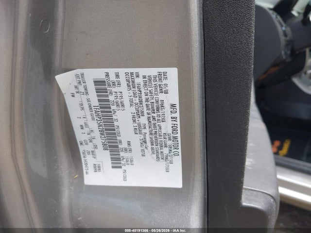 Продажа на аукционе авто 2008 Ford Focus Se, vin: 1FAHP35N28W275808, номер лота: 45191366