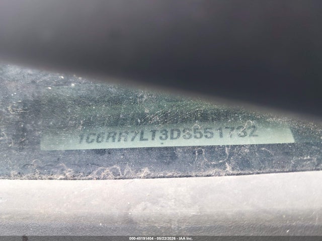 45191404 :رقم المزاد ، 1C6RR7LT3DS551732 vin ، 2013 Ram 1500 Big Horn مزاد بيع