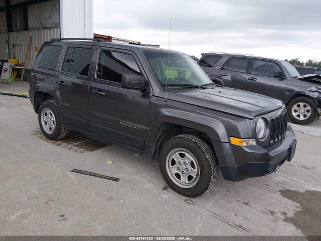 2014 Jeep Patriot Sport მანქანა იყიდება აუქციონზე, vin: 1C4NJRBB0ED816535, აუქციონის ნომერი: 45191502
