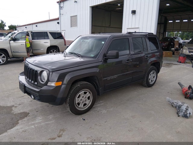 2014 Jeep Patriot Sport მანქანა იყიდება აუქციონზე, vin: 1C4NJRBB0ED816535, აუქციონის ნომერი: 45191502