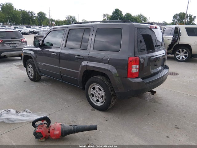 2014 Jeep Patriot Sport მანქანა იყიდება აუქციონზე, vin: 1C4NJRBB0ED816535, აუქციონის ნომერი: 45191502