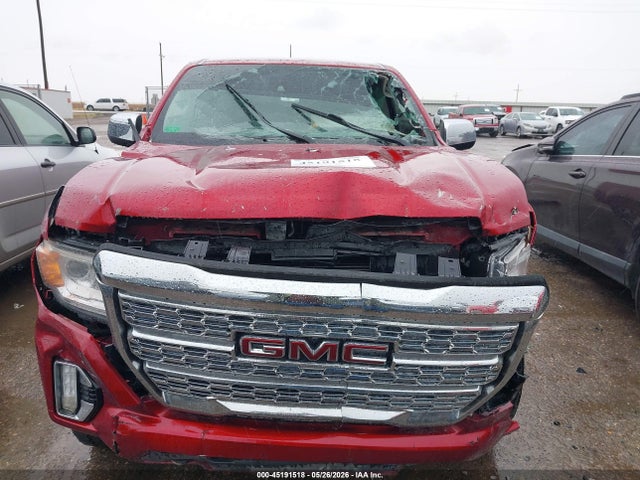 Продаж на аукціоні авто 2021 Gmc Canyon 2wd  Short Box Denali, vin: 1GTG5EEN2M1145042, номер лоту: 45191518