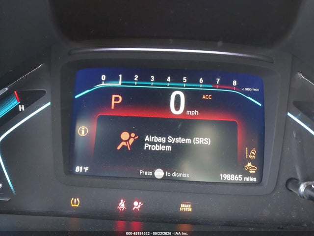 Продажа на аукционе авто 2019 Honda Odyssey Ex-l, vin: 5FNRL6H70KB050680, номер лота: 45191522