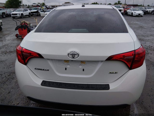 2017 Toyota Corolla Xle მანქანა იყიდება აუქციონზე, vin: 5YFBURHE9HP612037, აუქციონის ნომერი: 45191558
