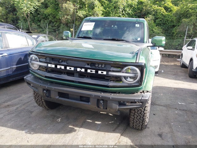2022 Ford Bronco Outer Banks მანქანა იყიდება აუქციონზე, vin: 1FMDE5CP9NLB45029, აუქციონის ნომერი: 45191612