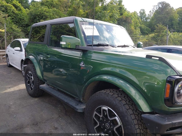 2022 Ford Bronco Outer Banks მანქანა იყიდება აუქციონზე, vin: 1FMDE5CP9NLB45029, აუქციონის ნომერი: 45191612