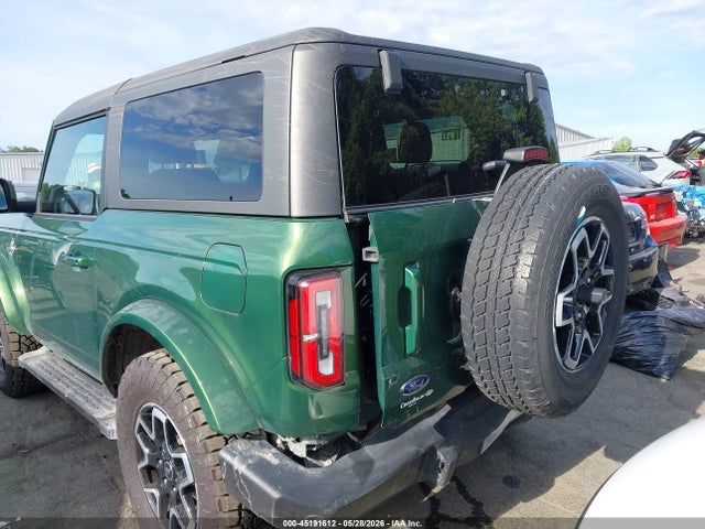 2022 Ford Bronco Outer Banks მანქანა იყიდება აუქციონზე, vin: 1FMDE5CP9NLB45029, აუქციონის ნომერი: 45191612