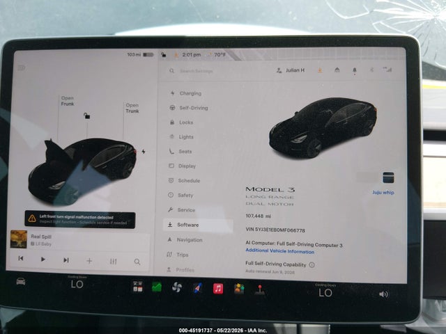 Tesla Model 3 Long Range 2021 5YJ3E1EB0MF066778 Image 7