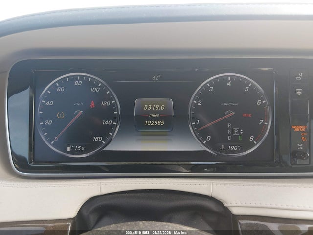 Aukcja sprzedaży 2015 Mercedes-benz S 550, vin: WDDUG8CB8FA087115, numer aukcji: 45191853
