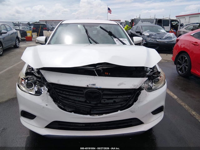 2016 Mazda Mazda6 I Touring მანქანა იყიდება აუქციონზე, vin: JM1GJ1V59G1480775, აუქციონის ნომერი: 45191854