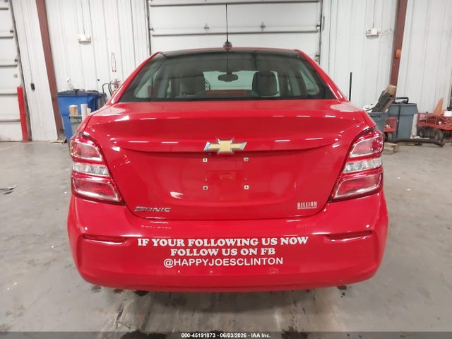 45191873 :رقم المزاد ، 1G1JB5SH3J4124068 vin ، 2018 Chevrolet Sonic Ls Auto مزاد بيع