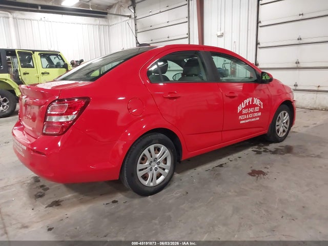 45191873 :رقم المزاد ، 1G1JB5SH3J4124068 vin ، 2018 Chevrolet Sonic Ls Auto مزاد بيع
