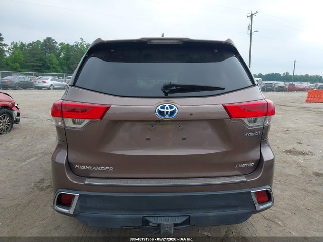 5TDDGRFH8HS021332 Toyota Highlander Hybrid Limited Platinum