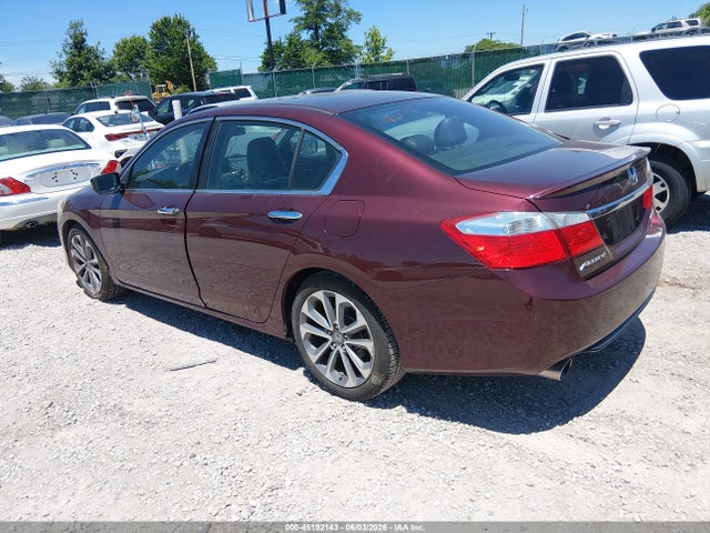 45192143 :رقم المزاد ، 1HGCR2F52FA017792 vin ، 2015 Honda Accord Sport مزاد بيع