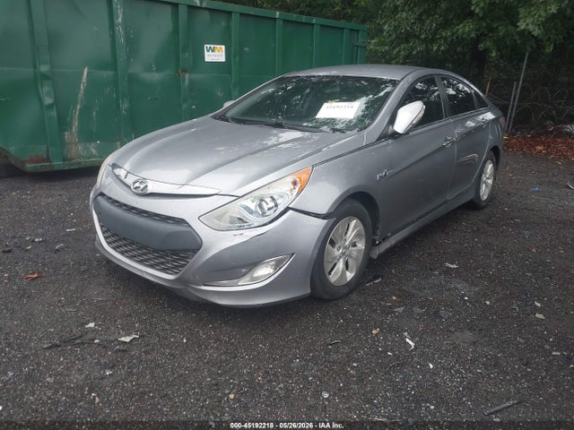 2015 Hyundai Sonata Hybrid მანქანა იყიდება აუქციონზე, vin: KMHEC4A4XFA130775, აუქციონის ნომერი: 45192218