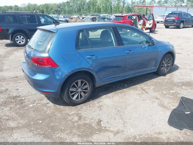 Aukcja sprzedaży 2015 Volkswagen Golf Tsi S 4-door, vin: 3VW217AU0FM030375, numer aukcji: 45192235