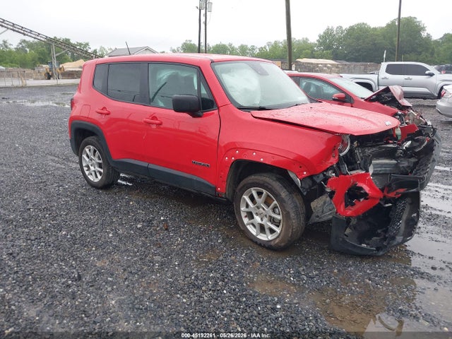 2023 Jeep Renegade Latitude 4x4 მანქანა იყიდება აუქციონზე, vin: ZACNJDB17PPP67457, აუქციონის ნომერი: 45192261