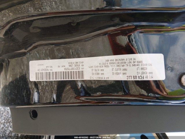 Fiat 500 LOUNGE 2015 3C3CFFCR2FT753764 Image 9