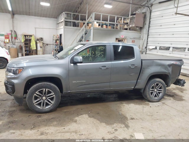 45192325 :رقم المزاد ، 1GCGTBEN9M1275193 vin ، 2021 Chevrolet Colorado 4wd  Short Box Wt مزاد بيع