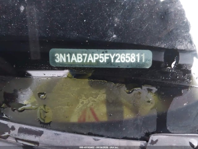 Aukcja sprzedaży 2015 Nissan Sentra Sr, vin: 3N1AB7AP5FY265811, numer aukcji: 45192402