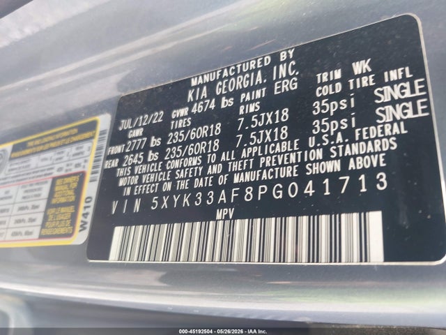 KIA Sportage Ex 2023 5XYK33AF8PG041713 Image 9