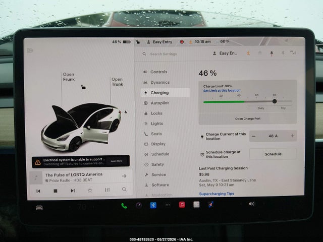 2022 Tesla Model 3 Long Range Dual Motor All-wheel Drive მანქანა იყიდება აუქციონზე, vin: 5YJ3E1EB9NF118734, აუქციონის ნომერი: 45192620