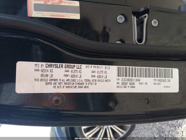 Aukcja sprzedaży 2014 Chrysler 300 300s, vin: 2C3CCABG9EH119466, numer aukcji: 45192653