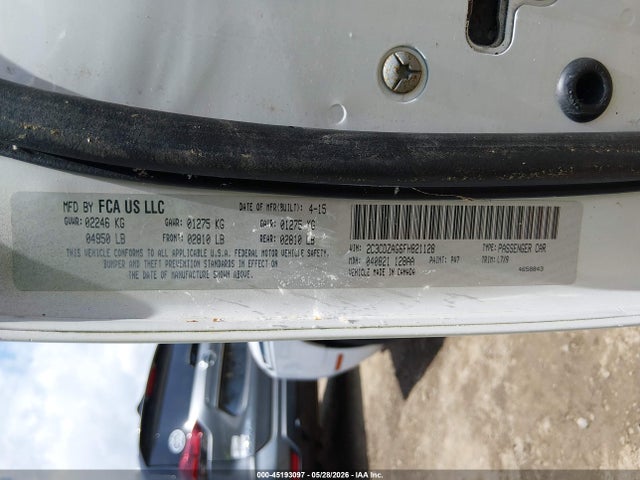 2015 Dodge Challenger Sxt მანქანა იყიდება აუქციონზე, vin: 2C3CDZAG6FH821128, აუქციონის ნომერი: 45193097