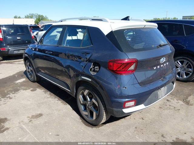 Aukcja sprzedaży 2020 Hyundai Venue Denim, vin: KMHRC8A31LU021700, numer aukcji: 45193173