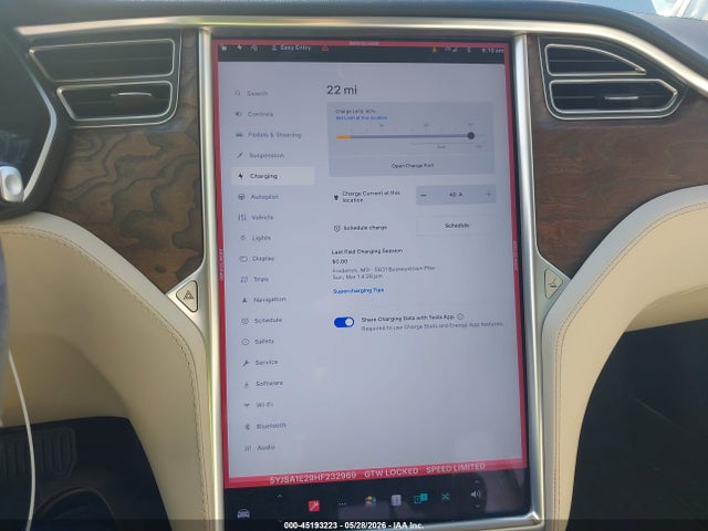 Продажа на аукционе авто 2017 Tesla Model S 100d/60d/75d/90d/p100d, vin: 5YJSA1E29HF232969, номер лота: 45193223