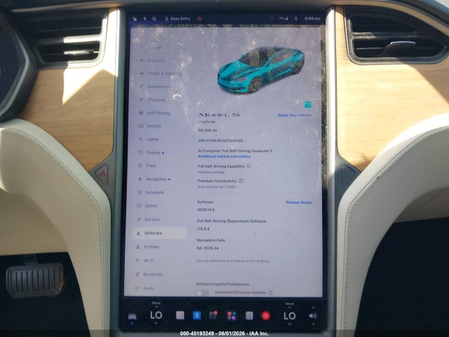 Aukcja sprzedaży 2020 Tesla Model S, vin: 5YJSA1E24LF355068, numer aukcji: 45193249