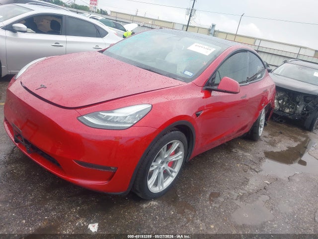 45193289 :رقم المزاد ، 5YJYGAEE6MF201417 vin ، 2021 Tesla Model Y Long Range Dual Motor All-wheel Drive مزاد بيع