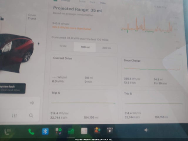 45193289 :رقم المزاد ، 5YJYGAEE6MF201417 vin ، 2021 Tesla Model Y Long Range Dual Motor All-wheel Drive مزاد بيع