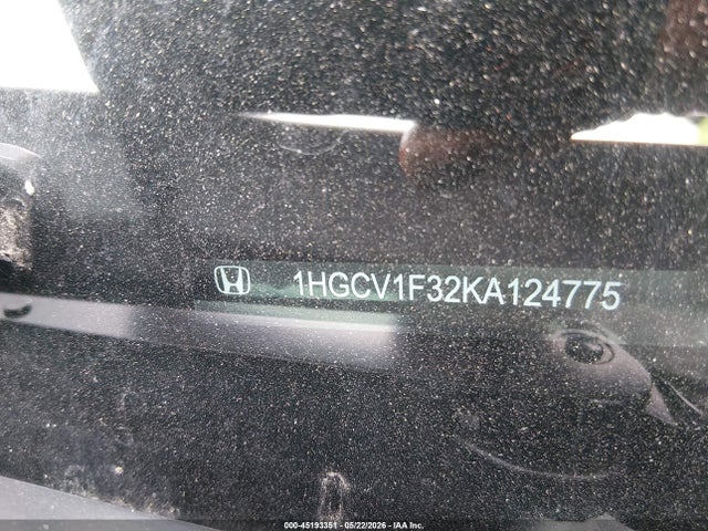 Aukcja sprzedaży 2019 Honda Accord Sport, vin: 1HGCV1F32KA124775, numer aukcji: 45193351