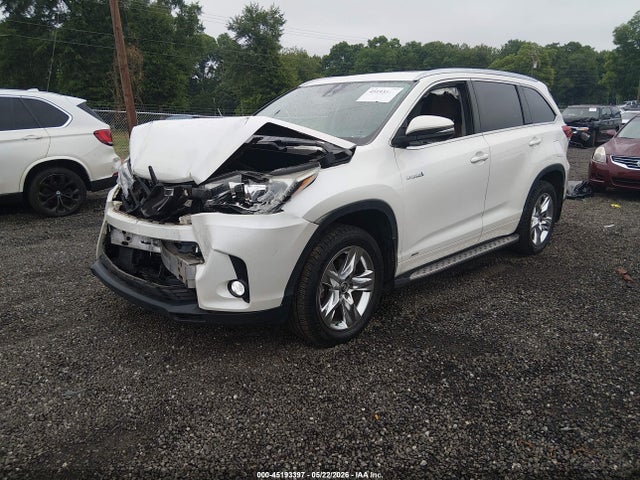 2018 Toyota Highlander Hybrid Limited მანქანა იყიდება აუქციონზე, vin: 5TDDGRFH0JS044013, აუქციონის ნომერი: 45193397