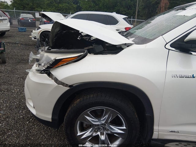 2018 Toyota Highlander Hybrid Limited მანქანა იყიდება აუქციონზე, vin: 5TDDGRFH0JS044013, აუქციონის ნომერი: 45193397