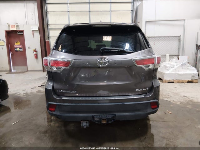 Aukcja sprzedaży 2015 Toyota Highlander Xle V6, vin: 5TDJKRFH9FS213745, numer aukcji: 45193445