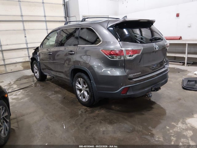Aukcja sprzedaży 2015 Toyota Highlander Xle V6, vin: 5TDJKRFH9FS213745, numer aukcji: 45193445