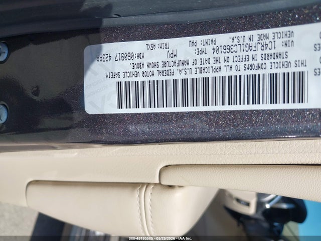 Aukcja sprzedaży 2020 Jeep Grand Cherokee Laredo E 4x4, vin: 1C4RJFAG1LC366104, numer aukcji: 45193585