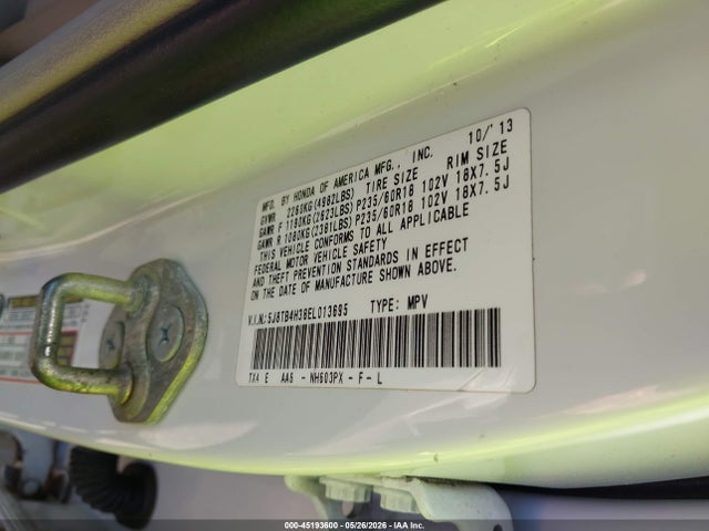 Продаж на аукціоні авто 2014 Acura Rdx, vin: 5J8TB4H38EL013695, номер лоту: 45193600