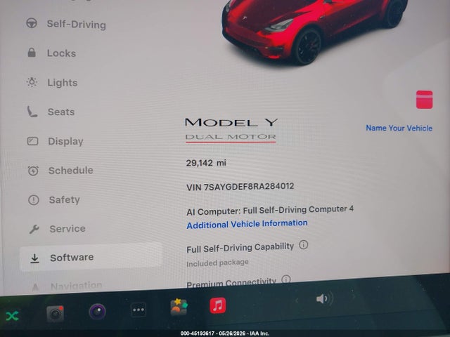 Продаж на аукціоні авто 2024 Tesla Model Y Performance Dual Motor All-wheel Drive, vin: 7SAYGDEF8RA284012, номер лоту: 45193617