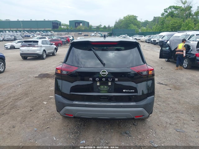 2022 Nissan Rogue Sv Intelligent Awd მანქანა იყიდება აუქციონზე, vin: 5N1BT3BB6NC706794, აუქციონის ნომერი: 45193619