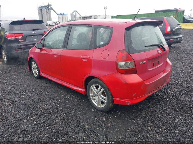 2007 Honda Fit Sport მანქანა იყიდება აუქციონზე, vin: JHMGD38647S027583, აუქციონის ნომერი: 45193666