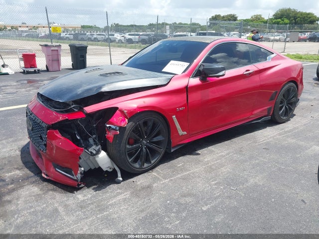 45193732 :رقم المزاد ، JN1FV7EK3KM360151 vin ، 2019 Infiniti Q60 3.0t Red Sport 400 مزاد بيع