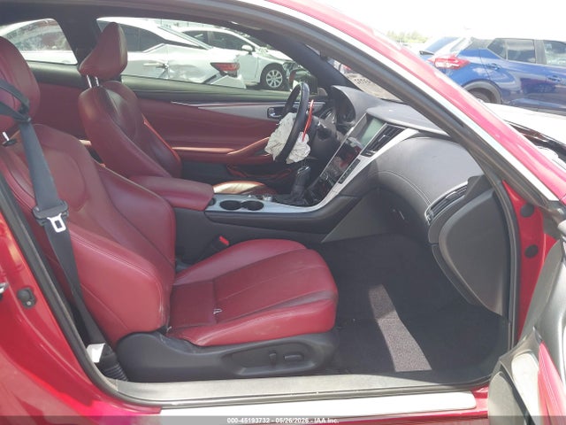 45193732 :رقم المزاد ، JN1FV7EK3KM360151 vin ، 2019 Infiniti Q60 3.0t Red Sport 400 مزاد بيع