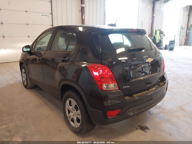 2017 Chevrolet Trax Ls მანქანა იყიდება აუქციონზე, vin: 3GNCJKSB7HL271826, აუქციონის ნომერი: 45193772