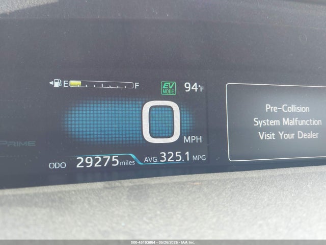 2019 Toyota Prius Prime Advanced მანქანა იყიდება აუქციონზე, vin: JTDKARFP6K3113080, აუქციონის ნომერი: 45193864